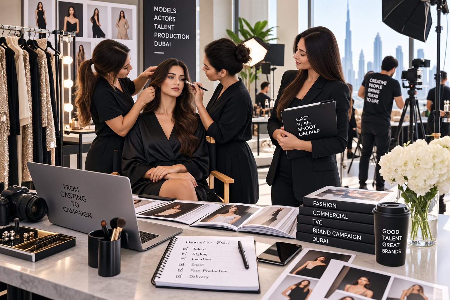 Makeup, Hair & Wardrobe Styling services in Dubai and UAE